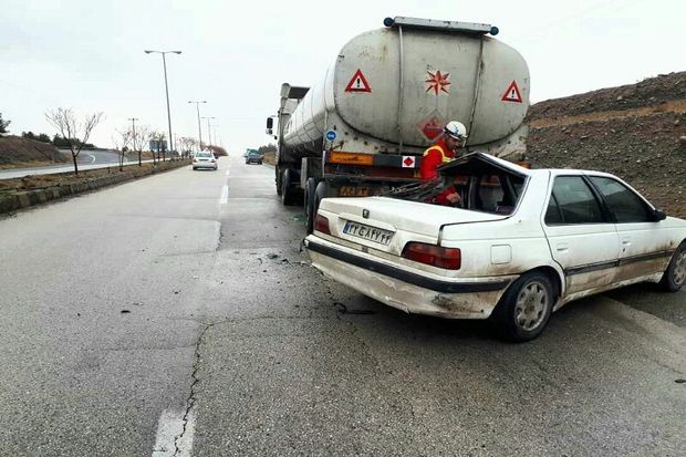 ۲ حادثه رانندگی در کاشان پنج مصدوم برجا گذاشت