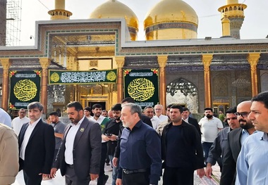 تشرف عراقچی به حرمین امامین در کاظمین + عکس
