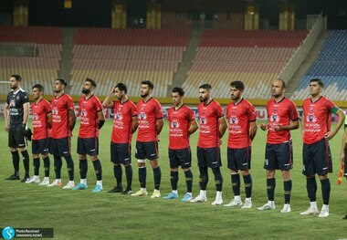 درگیری دو بازیکن نساجی با یکدیگر