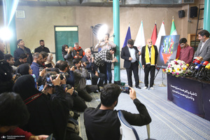 نشست رسانه ای هجدهمین جشنواره بین المللی فیلم مقاومت در حسینیه جماران