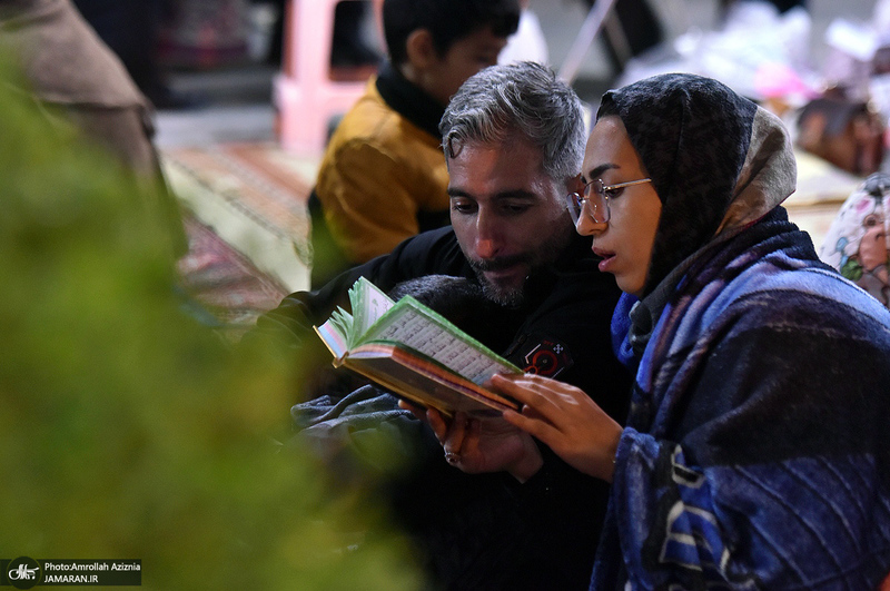 احیای شب بیست و سوم ماه رمضان در گلزار شهدای بهشت زهرا (س)