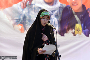 نخستین یادواره شهدای مدافع حرم فاطمیون در حرم مطهر امام خمینی(س)