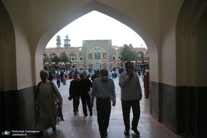 مراسم بزرگداشت یوم الله 15خرداد در مدرسه فیضیه قم