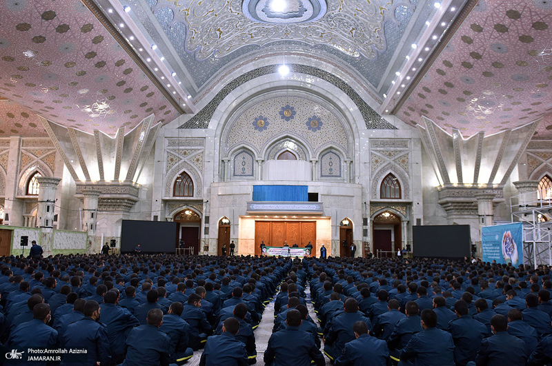 تجدید میثاق دانشجویان و فرماندهان دانشگاه افسری و تربیت پلیس امام حسن مجتبی‎‎ (ع) با آرمان حضرت امام خمینی (س)