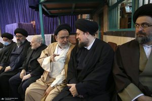 مراسم سالگرد رحلت آیت‌الله سید محمد موسوی بجنوردی در حسینیه جماران  -2