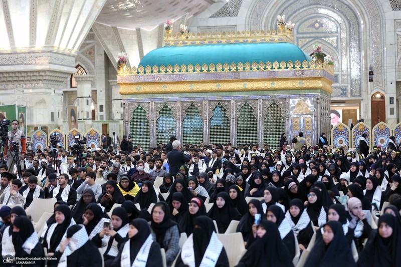 مراسم چهلم شهید سیدحسن نصرالله و سرلشکر نیلفروشان در حرم امام خمینی (س)