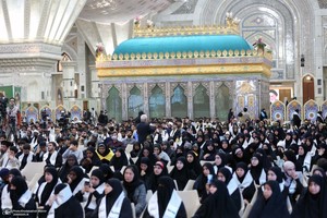 مراسم چهلم شهید سیدحسن نصرالله و سرلشکر نیلفروشان در حرم امام خمینی (س)