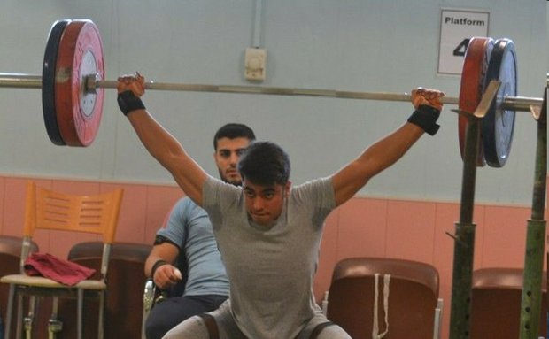 قهرمانی سلطانی در رقابت های وزنه برداری جوانان آسیا 