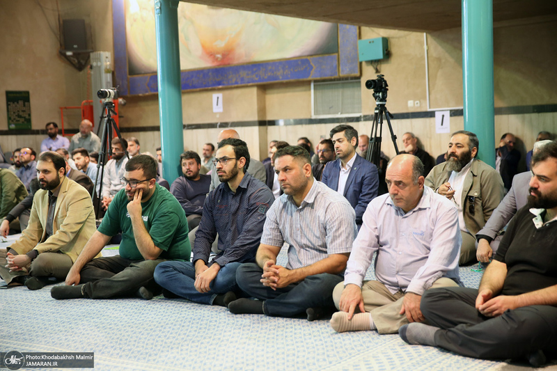 حضور مدیران فرهنگی شهرداری تهران در حسینیه جماران