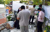 بر سر مزار شهید دین‌شعاری؛ کتاب«لبخندی به معبر آسمان» رونمایی شد + تصاویر