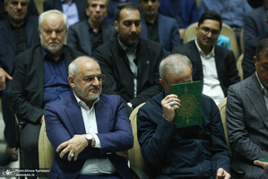 مراسم ختم مادر مهدی طباطبایی