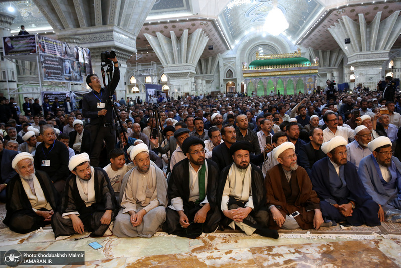 مراسم بزرگداشت ارتحال آیت الله العظمی محقق کابلی در حرم امام خمینی (س)