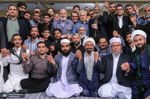 دیدار هزاران نفر از مردم سیستان و بلوچستان و خراسان جنوبی با رهبر انقلاب