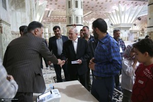 حضور سید رحیم صفوی در دور دوم انتخابات مجلس شورای اسلامی در حسینیه جماران
