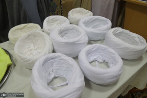 عمامه گذاری طلاب به مناسبت نیمه شعبان