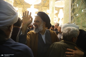 مراسم بزرگداشت شهیدان «علی رازینی» و «محمد مقیسه» در مسجد اعظم قم‎