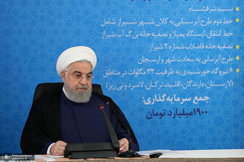 مراسم بهره برداری از طرح های ملی وزارت نیرو استان های کرمانشاه و فارس