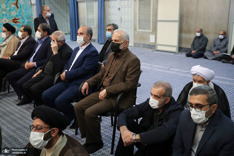 دیدار رمضانی مسئولان نظام با رهبر معظم انقلاب