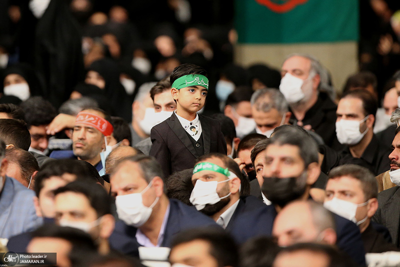 آخرین شب مراسم عزاداری حضرت فاطمه‌زهرا (س) در حسینیه امام خمینی