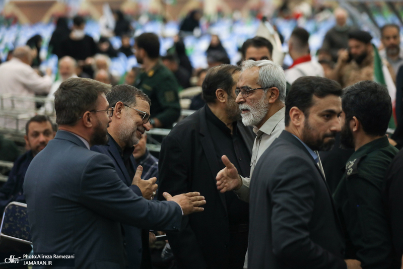 مراسم چهلمين روز شهادت شهداى اقتدار ايران