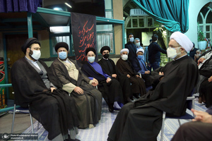 مراسم شام شهادت امام رضا(ع) و بزرگداشت علامه حکیمی در حسینیه جماران-1