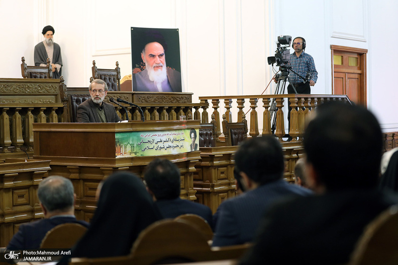 نشست رسانه ای علی لاریجانی رئیس مجلس شورای اسلامی