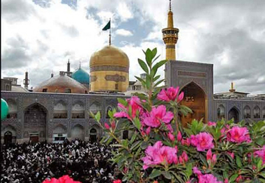 عطر علوی در حرم مطهر رضوی پیچید