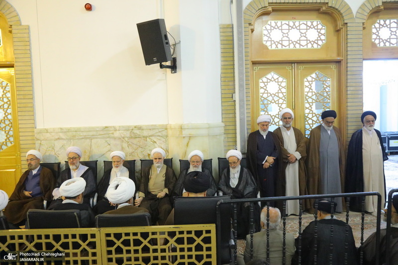مراسم سالروز رحلت امام خمینی (س) از سوی مقام معظم رهبری در حرم حضرت معصومه(س)