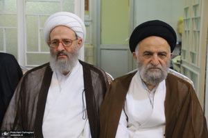 مراسم ترحیم آیت الله العظمی محفوظی (ره) در مسجد رفعت قم