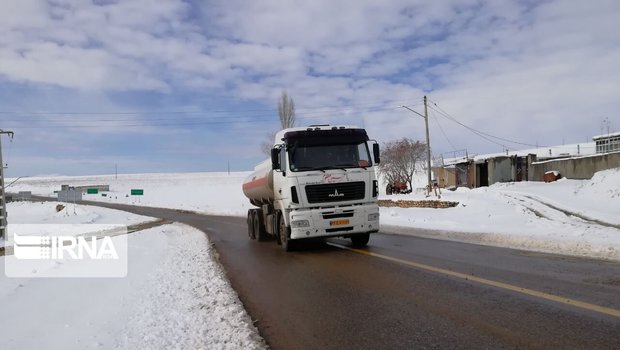 منع تردد خودروهای سنگین در خراسان شمالی برداشته شد