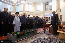 مراسم تشییع مادر غلامعلی حدادعادل