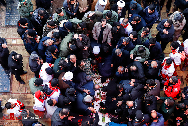 مراسم خاکسپاری پیکر مطهر سردار شهید حاج قاسم سلیمانی