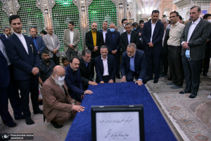 تجدید میثاق شهردار و رئیس شورای شهر تهران با آرمان‌های حضرت امام (س)