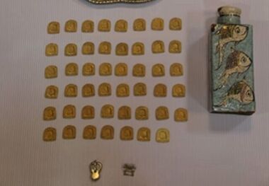 کشف ۴۷ قطعه پلاک تاریخی دوره قبل از اسلام در زنجان