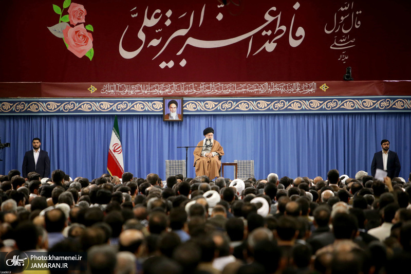 دیدار جمعی از مداحان و ذاکران اهل بیت(ع) با رهبر معظم انقلاب