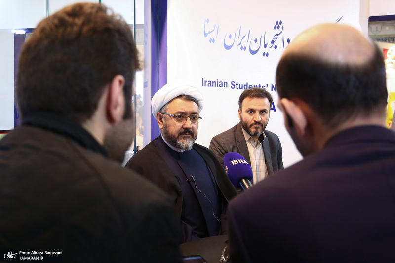 حضور حجت الاسلام و المسلمین علی کمساری در بیست‌ و چهارمین نمایشگاه رسانه‌های ایران