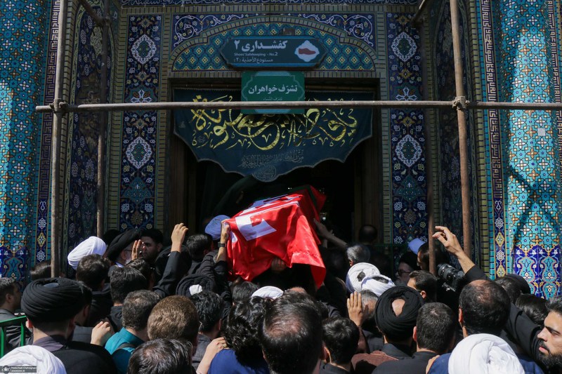 مراسم تشییع آیت الله العظمی شبیری زنجانی-۲