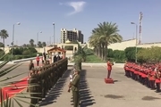 طنین سرود ملی و غرور آفرین جمهوری اسلامی ایران توسط گروه موزیک ارتش  عراق