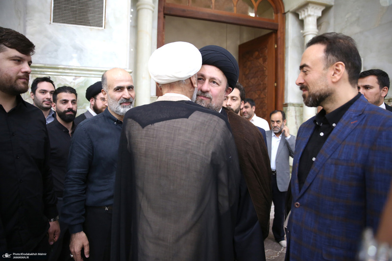نماز و تشییع حاج علی اکبرشفیعی در حرم مطهر امام خمینی (س)