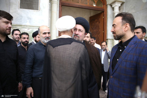 نماز و تشییع حاج علی اکبرشفیعی در حرم مطهر امام خمینی (س)