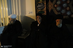 عزاداری شهادت حضرت فاطمه (س) در بیت آیت الله دوستی زنجانی‎
