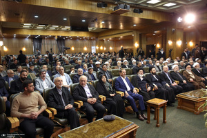 مراسم چهلمین روز درگذشت آیت الله بجنوردی در دائره المعارف بزرگ اسلامی - 1