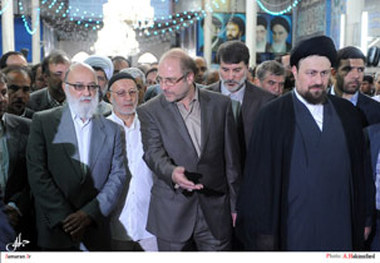 ادای احترام شهردار، اعضای شورای شهر  و کارکنان شهرداری تهران نسبت به امام راحل