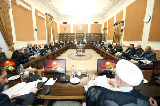 اولین جلسه مجمع تشخیص مصلحت نظام در دوره‌ جدید برگزار شد/ تشکر آیت الله هاشمی شاهرودی از سخنان رئیس جمهوری در سازمان ملل