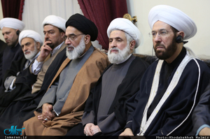 دیدار جمعی از میهمانان کنفرانس وحدت اسلامی با سید حسن خمینی