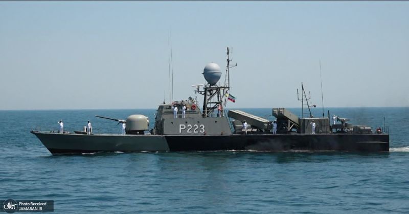 مراسم رژه دریایی ارتش بر کرانه خلیج فارس و در تنگه هرمز