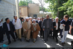 اقامه نماز عید سعید فطر به امامت آیت الله العظمی جوادی آملی در روستای احمدآباد