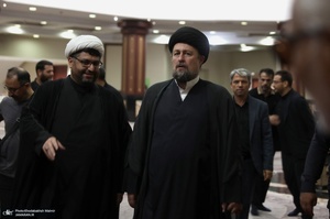 دیدار آیت‌ الله سید حسن خمینی با خانواده‌های معظم شهدا