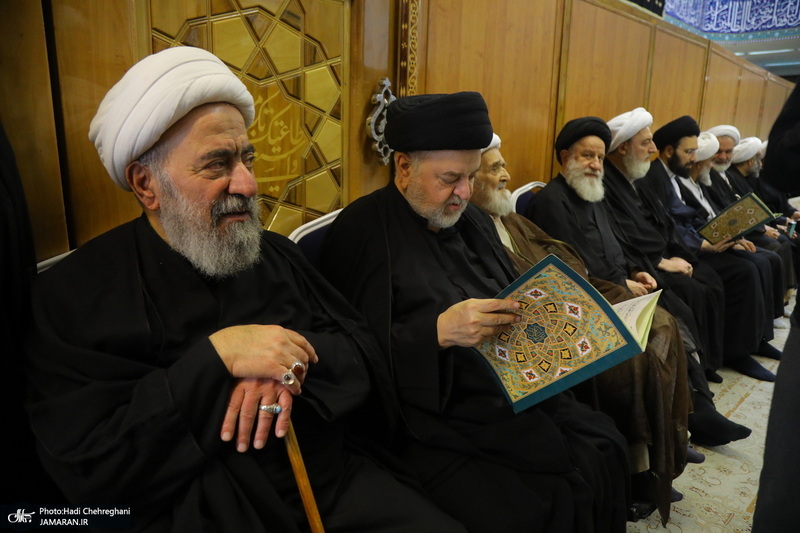 مراسم چهلمین روز درگذشت حاجیه خانم صدیقه بروجردی مادر شهید عیسی بروجردی