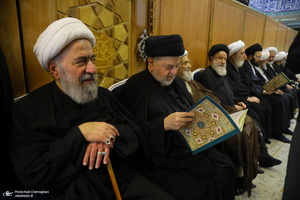 مراسم چهلمین روز درگذشت حاجیه خانم صدیقه بروجردی مادر شهید عیسی بروجردی